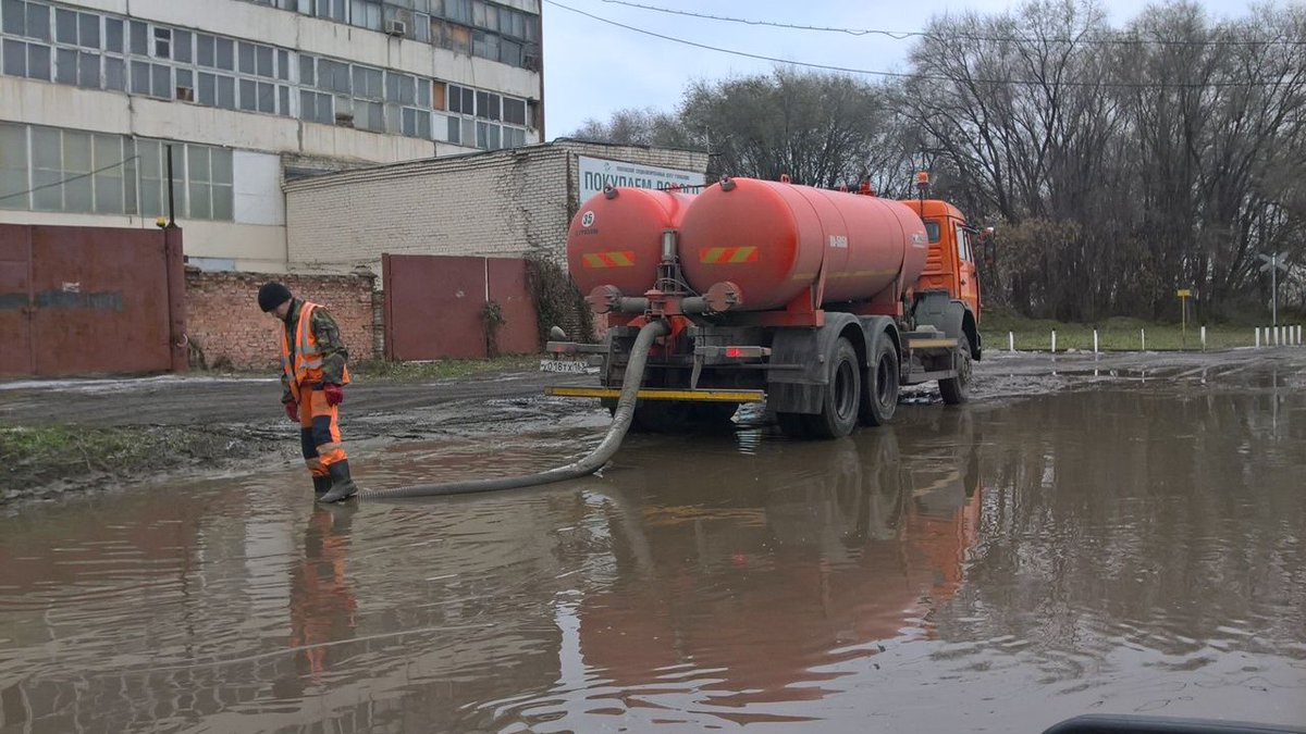 Откачка воды